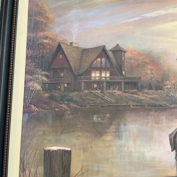 ☀️SALE☀️ Ruane Manning Tranquil Beauty Chocolate lab canvas - Picture 6 of 9